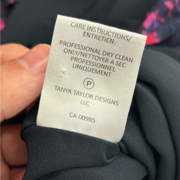 Tanya Taylor Falling Floral Carti silk ruffle boho mini Dress Size 8 - Picture 13 of 16